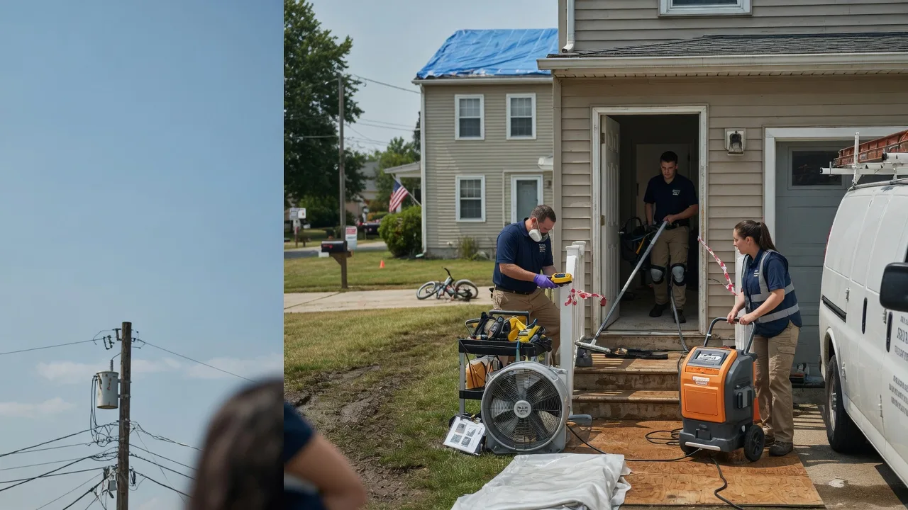 Water Damage Repair in Wolflake, IN near me